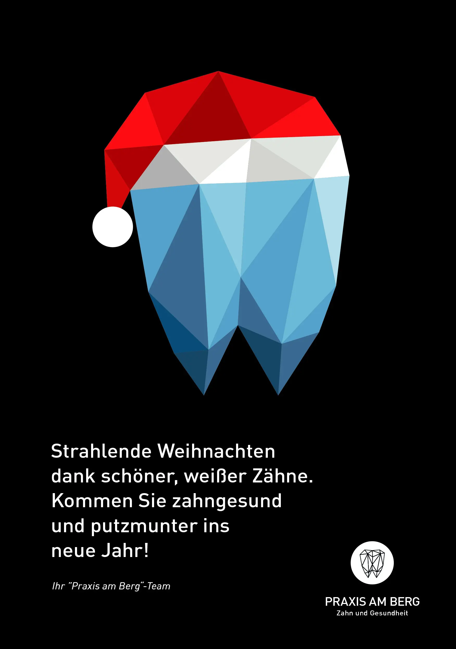 Weihnachtsposter Praxis am Berg